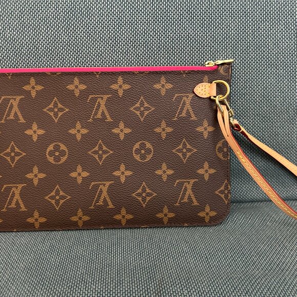 LV Neverfull Monogram Pouch - Picture 2 of 7